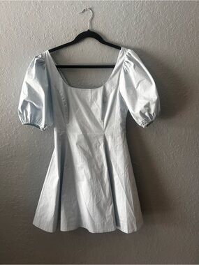 STAUD | Dresses | Staud Mini Perla Linen Dress | Poshmark
